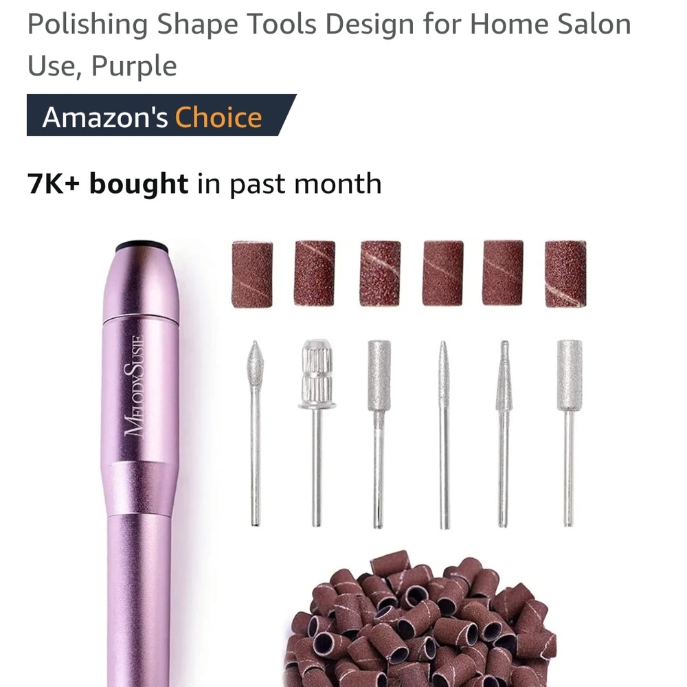 Purple Nail Drill Set